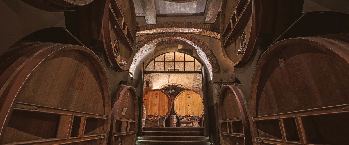 Pio Cesare cellars in the heart Alba, Italy