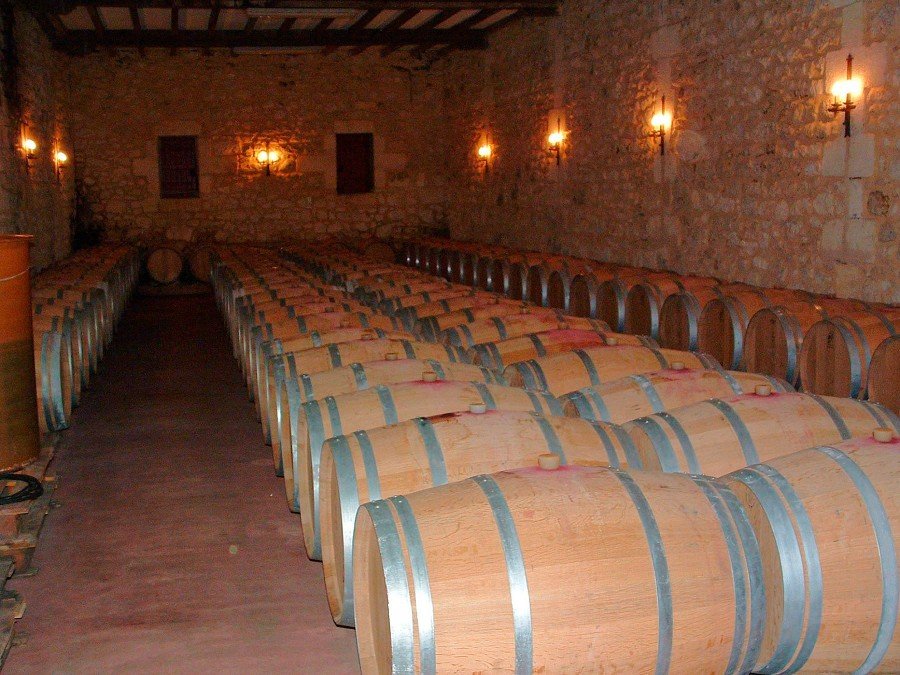 Château Puy-Blanquet cellared barrels