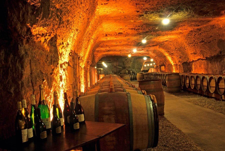 Cellar of Marc Brédif wine