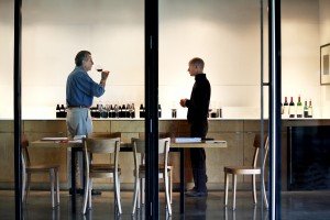 Dominus Estate, Christian Moueix with winemaker Tod Mostero