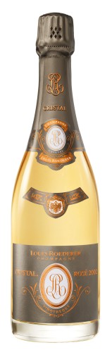 Bottle Shot for {materiallist:brand_name} Cristal Rosé Vinotheque 2002
