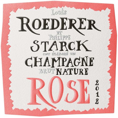 Label for {materiallist:brand_name} Brut Nature Rosé 2012