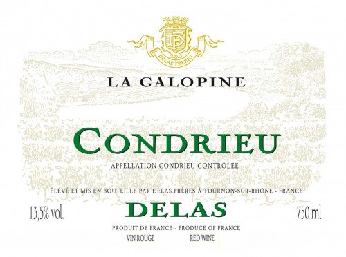Label for {materiallist:brand_name} Condrieu La Galopine {materiallist:vintage}