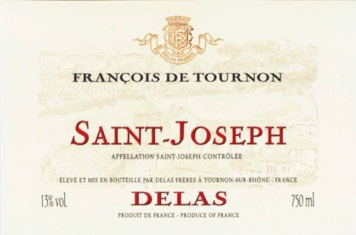 Label for {materiallist:brand_name} St. Joseph François de Tournon {materiallist:vintage}