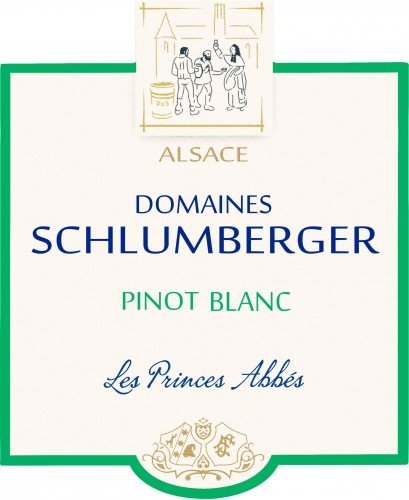 Label for {materiallist:brand_name} Pinot Blanc Les Princes Abbés {materiallist:vintage}