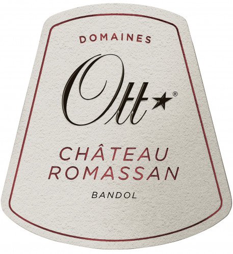Label for {materiallist:brand_name} Château Romassan Bandol Rouge {materiallist:vintage}