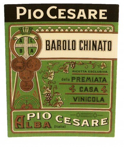 Label for {materiallist:brand_name} Barolo Chinato {materiallist:vintage}