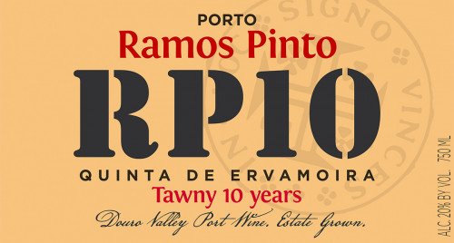 Label for {materiallist:brand_name} Quinta de Ervamoira 10-Year Tawny Non-Vintage