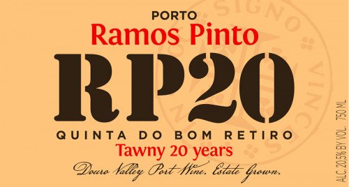 Label for {materiallist:brand_name} Quinta do Bom Retiro 20-year Tawny Non-Vintage