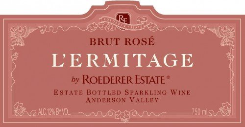 Label for {materiallist:brand_name} L’Ermitage Rosé {materiallist:vintage}