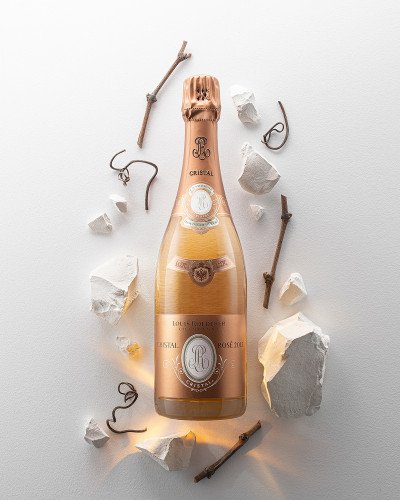 Photography for {materiallist:brand_name} Cristal Rosé 2013