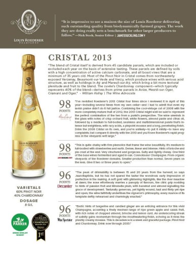 Sell Sheet for {materiallist:brand_name} Cristal 2012