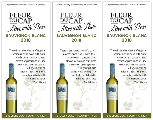  for {materiallist:brand_name} Sauvignon Blanc 2018