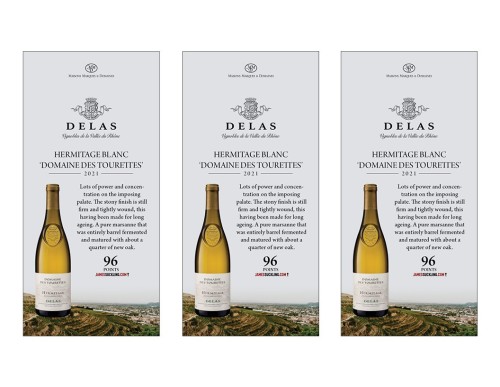 Shelf Talker for {materiallist:brand_name} Hermitage ‘Domaine des Tourettes’ Blanc 2021