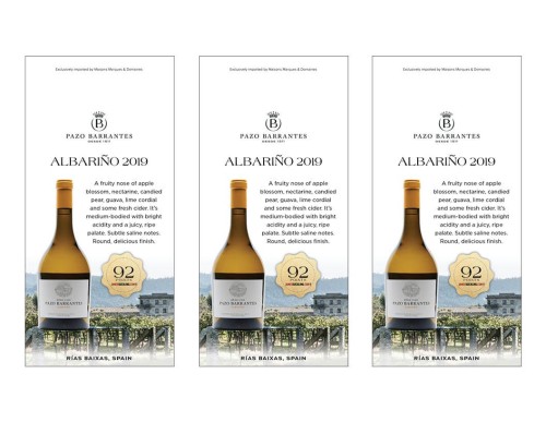 Shelf Talker for {materiallist:brand_name} Gran Vino Albariño 2019