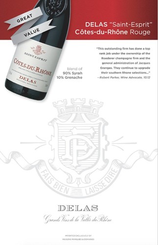 Case Card for {materiallist:brand_name} Côtes-du-Rhône ‘St. Esprit’ Rouge {materiallist:vintage}